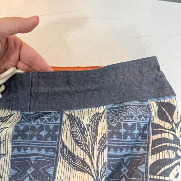 Quiksilver Waterman Stretch Hybrid Board Shorts Mens Sz 40 Blue Tropical Surf - Picture 7 of 10